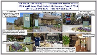 Dr. Arlette Pharo, D.O., licensed physician over 25 years, founder of The Healing Arts Medical Center & AwakenHealth Medical Center, in Houston, Texas. Dr. Pharo specializes in Integrative Medicine, Blending Conventional Medicine & Alternative Medicine for WOMEN'S HEALTH, Bio-identical Hormone Replacement Therapy; MEN'S HEALTH, Mens Hormones; NUTRITION & DIET; HEALTHY AGING; HEART HEALTH; THYROID; ADRENAL FATIGUE; INFUSION THERAPIES including Chelation, Vitamin IV, Hydrogen Peroxide IV, Brown Protocol, IVs for Detoxification and more. Awaken Your Health with experienced female physician and find best of both worlds -Traditional and Holistic Medicine. Make Appointment Call 713-802-1177.